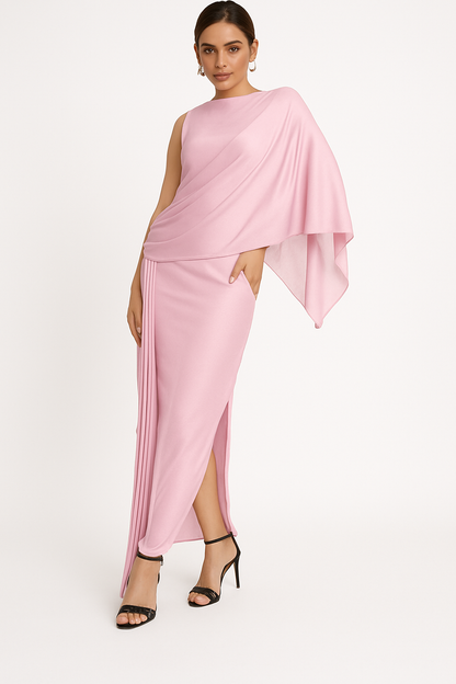 Bodycon Gold Sequin Gown – Party Wear for Women