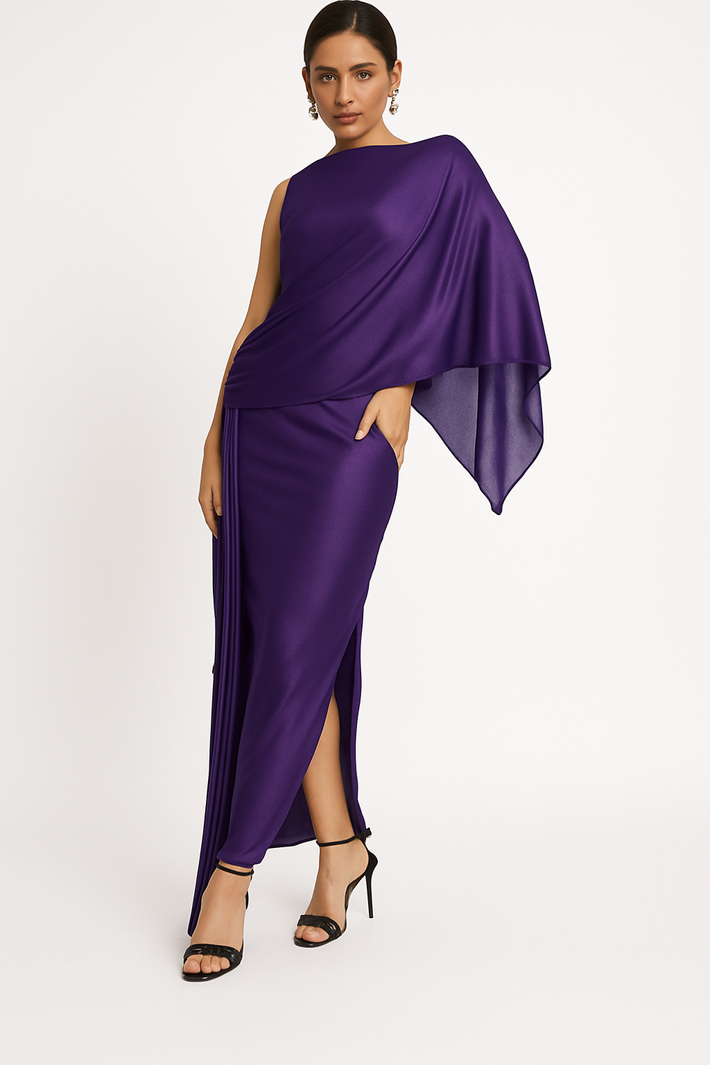 Bodycon Gold Sequin Gown – Party Wear for Women